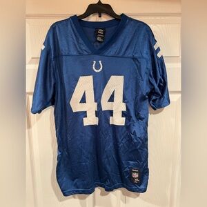 NFL Indianapolis Colts Dallas Clark #44 Jersey Youth XL (18/20) Reebok Vintage
